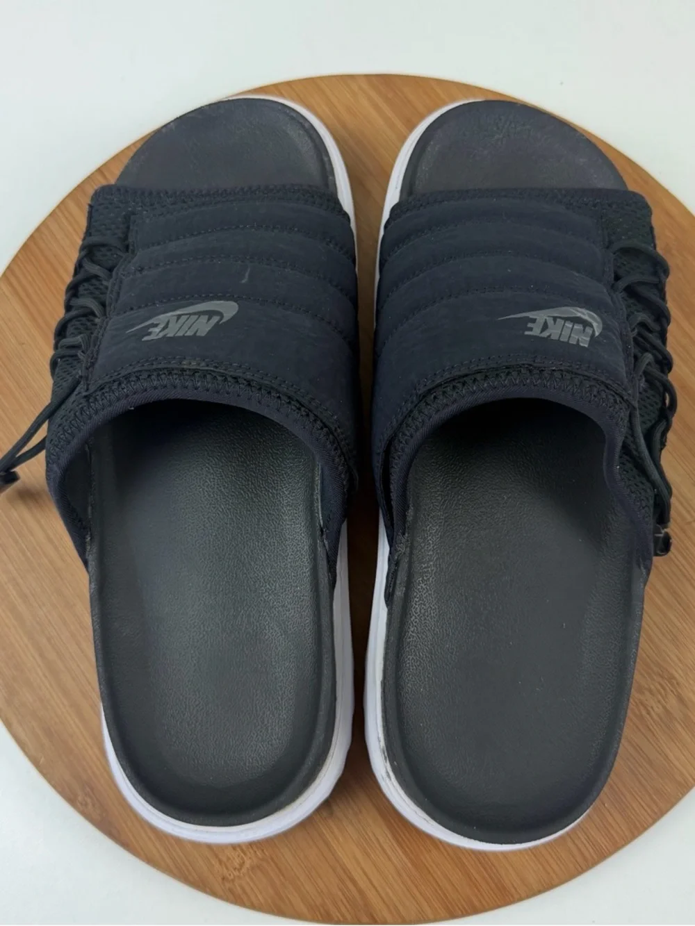 Nike Asuna Black Slide Sandals - Picture 5 of 9